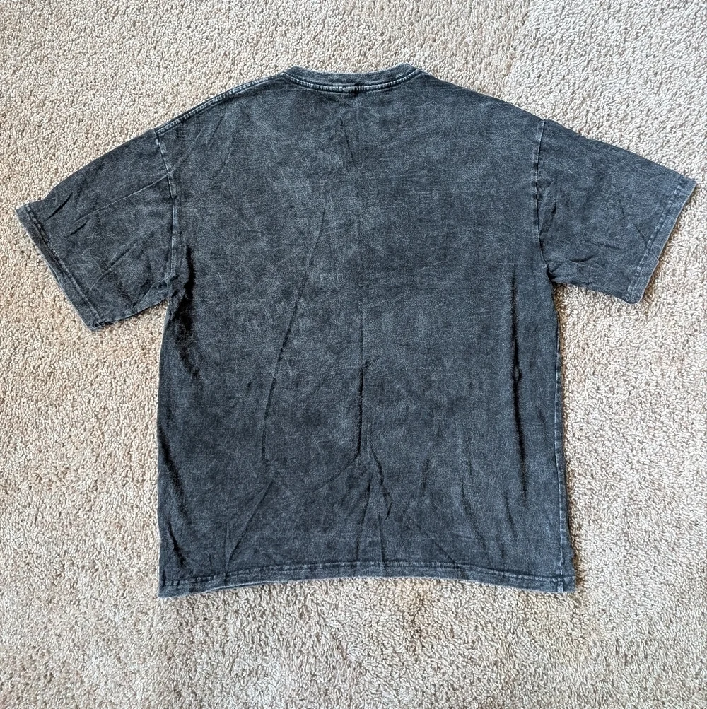 Jujutsu Kaisen Satoru Gojo Graphic Acid Washed T-shirt Large - Picture 2 of 9